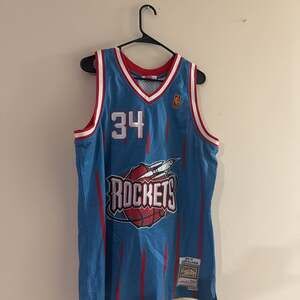 Mitchell & Ness Hakeem Olajuwon Rockets Jersey, 1996-97 Hardwood Classics,XL